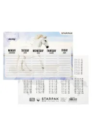 Starpak Plan lekcji z tabliczk� mno�enia Horses 25 szt.