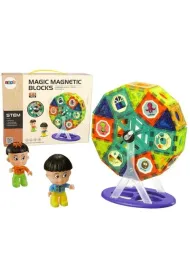 Klocki magnetyczne budowle 3D Diabelski M�yn 71el