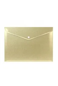 Biurfol Teczka koperta A4 PP stardust gold