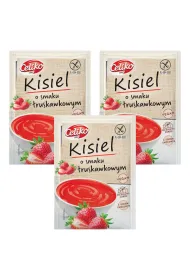Celiko Kisiel o smaku truskawkowym Zestaw 3 x 40 g