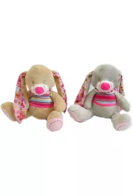 Zaj�czek baby z grzechotk� 18cm MIX Sun-Day