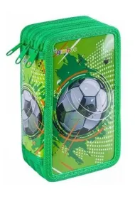 Gimboo Pi�rnik z wyposa�. 3-komorowy Soccer zielony