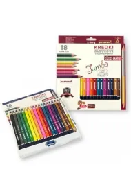 Penword Kredki o��wkowe tr�jk�tne jumbo temper�wka 20 kol.
