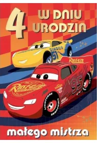 Kukartka Karnet B6 DS-033 Urodziny 4 Auta
