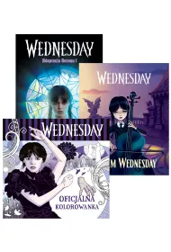 Pakiet: Wednesday. Adaptacja Sezonu 1, Jestem Wednesday, Wednesday. Oficjalna kolorowanka
