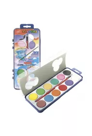 Easy Stationery Farbki akwarelowe 12 kolorw