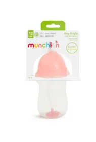 Kubek Munchkin niekapek ze s�omk� 296ml r�owy