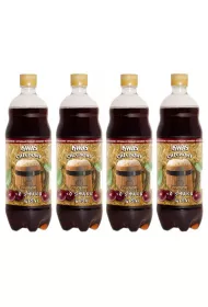 Obolon Kwas Chlebowy o smaku wini Zgrzewka 4 x 1 l