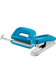 Novus Zestaw zszywacz e15+dziurkacz e210petrol blister