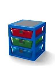 Rega� LEGO z szufladami Niebieski
