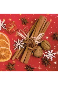 Serwetki Lunchxmas spices 33x33 cm