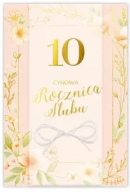 Karnet 10 Rocznica �lubu B6 LUX