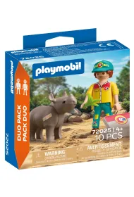 Playmobil DuoPack Stra�nik le�ny z�nosoro�cem 72025