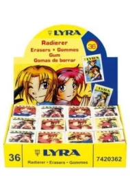 Gumka do mazania plastikowa manga
