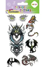 Tatua�e zmywalne Dragons HAPPY COLOR