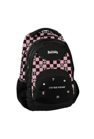 Paso Plecak 3-komorowy Pink w kratk�-r�owa BeUniq BU26SU-2708
