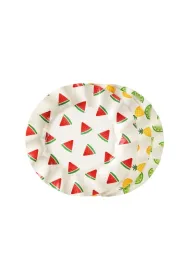 PartyDeco Talerzyki Owoce 20,5cm 6 szt