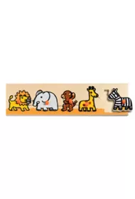 Puzzle Drewniana ukladanka z uchwytami Safari Djeco