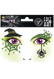 Herma Naklejka Face Art Czarownica