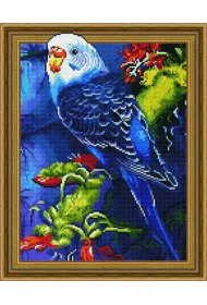 iPicasso Diamentowa mozaika 5D - Papu�ka falista 40x50cm
