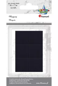 Titanum Magnesy samoprzylene prostok�tne 12 szt.