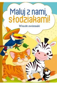 Maluj z nami, s�odziakami! Weso�e zwierzaki