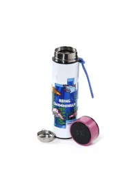 Bidon 450ml Minecraft Axolotl z termometrem BOT344