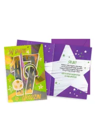 Kukartka Karnet Urodziny 17