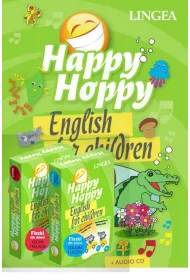 Pakiet Happy Hoppy. English for children. Fiszki dla dzieci: Cechy i relacje, Kolory i liczby