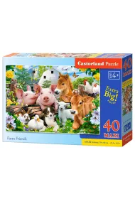 Puzzle maxi 40 el. Farm Friends Castorland