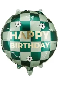 PartyDeco Balon foliowy Happy Birthday pi�ki 35x35cm