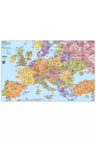 Pi�tka Podk�adka na biurko Europa mapa kod�w pocztowych