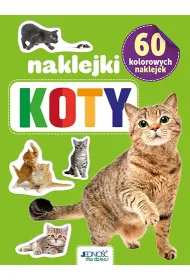 Koty. 60 kolorowych naklejek