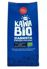 Quba Caffe Kawa ziarnista bezkofeinowa Arabica 100% 250 g Bio