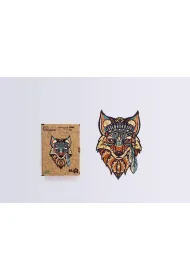Puzzle drewniane eko 65 el. Le�ny lis A4 PuzzleOK