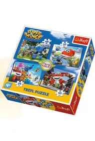 Puzzle 4w1 35+48+54+70 el. Odlotowa paczka Wings 34280 Trefl