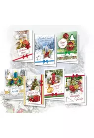 Top Graphic Karnet Bo�e Narodzenie z op�atkiem, �wieckie mix 10 szt.