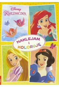 Ksi�niczki Disneya. Naklejam i koloruj� *