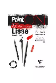 Clairefontaine Szkicownik Paint On Lisse-Smooth A4 250 gsm 25 kartek