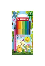 Stabilo Flamaster Pen 68 Mini Animal vibes 8 szt