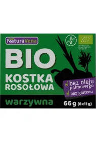 NaturaVena Kostka roso�owa warzywna bezglutenowa 6 x 11 g Bio
