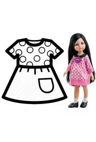 Ubranko dla lalek 32cm Paola Reina