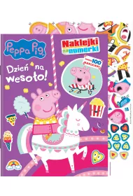 Peppa Pig. Naklejki na numerki. Dzie� na weso�o