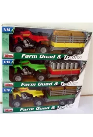 Quad z przyczep� 1:16 3 modele * Teama