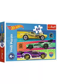 Puzzle 60 el. Wy�cig Hot Wheels Trefl