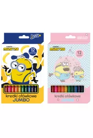 Beniamin Kredki owkowe Jumbo Minionki 12 szt.