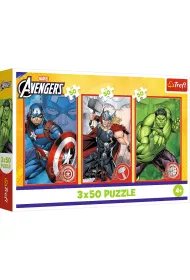 Puzzle 3x50 el. Tw�j bohater Trefl