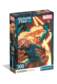 Puzzle 500 el. Compact Fantastic Four Clementoni