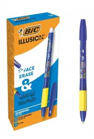Bic D�ugopis wymazywalny Illusion niebieski 12 szt.