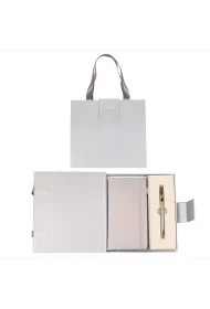 Cresco D�ugopis + notes Classic premium srebrno-z�oty